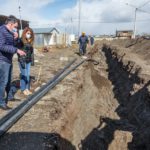 Martín Pérez supervisó el inicio de las obras en Margen Sur