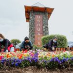 Ushuaia produce flores y plantas