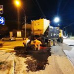 Trabajos nocturnos de reparación vial en Ushuaia