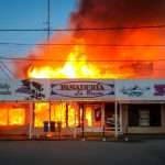 Panadería La Unión consumida por las llamas