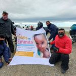 Motoqueros recorren el país con mensaje solidario