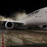 Lufthansa unió Hamburgo y las Islas Malvinas