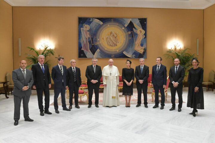 Visita del Presidente Alberto Fernandez al Papa Francisco Mayo 2021