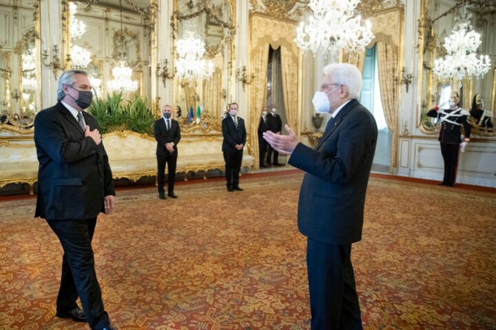 Visita del Presidente Alberto Fernandez al Papa Francisco Mayo 2021