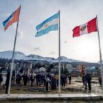 Acto en Ushuaia por el Bicentenario de la Independencia del Perú