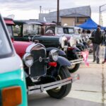 En celebración del Centenario de Río Grande se realizó una muestra de autos antiguos, música y poesía local