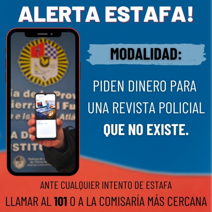 Alertan a la comunidad sobre una estafa cometida en nombre de la ...