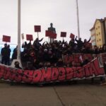 Manifestación de solidaridad con Digital y Tecnosur