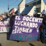 Docentes cumplieron la jornada de paro, ollas populares y movilizaciones