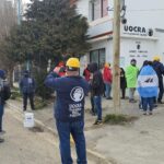 Un grupo de desocupados se manifestó frente a la UOCRA