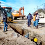 Reactivaron la obra de pavimentación de avenida Los Ñires en Tolhuin