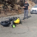 Motociclista murió tras chocar contra un camión sobre Ruta 3