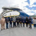 El gobernador Melella inauguró junto al ministro Lammens la temporada de cruceros 2021-2022