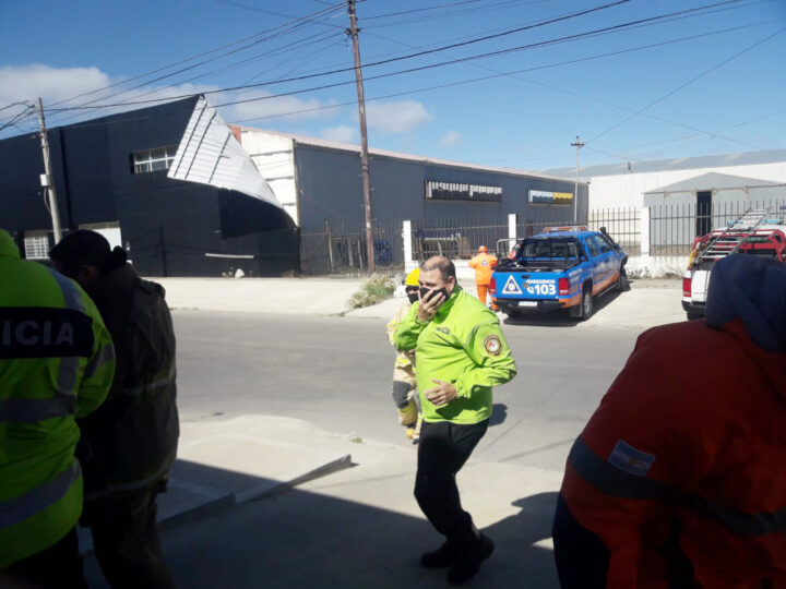 El viento se ensañó con Tierra del Fuego y causó estragos 