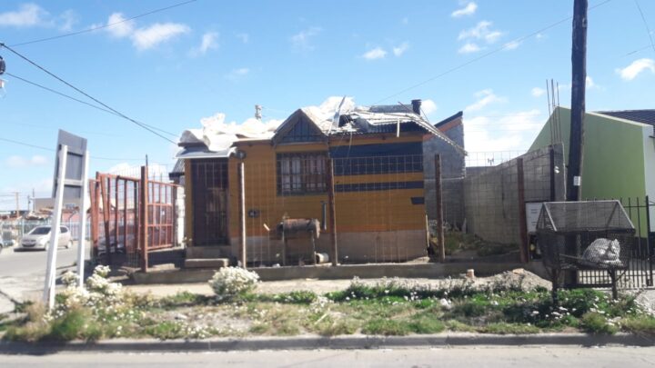 El viento se ensañó con Tierra del Fuego y causó estragos 