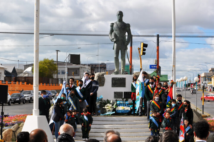 Este viernes al mediodía se realizó el acto central en homenaje a José de San Martín a 244 años de su nacimiento.