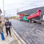 Se retoman los trabajos de asfalto en el centro de la ciudad
