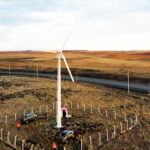 Tres turbinas eólicas comenzaron a producir electricidad en Tierra del Fuego
