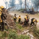 “EL FUEGO ESTÁ ACTIVO Y SE ESTÁ PROPAGANDO EN PEQUEÑOS SECTORES”