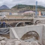 Avanzan los trabajos en la construcción del puente de Arroyo Grande