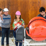 Entró en su etapa final la construcción del nuevo gimnasio de la Escuela 21 de Río Grande