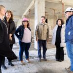 MELELLA JUNTO A LA MINISTRA VIZZOTTI RECORRIERON LA OBRA DEL HOSPITAL Y EL CENTRO DE REHABILITACIÓN