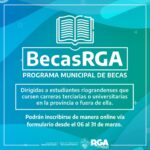 Hoy arrancan las inscripciones para las “Becas RGA” y las “Becas 100 Años”