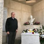 El ingeniero Mario Ferreyra en el homenaje a Alfonsín