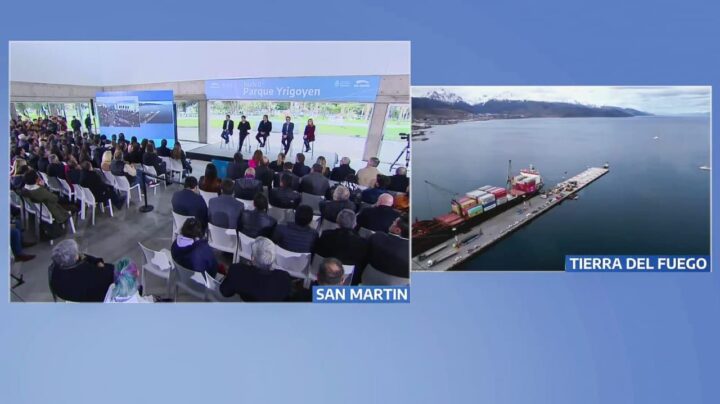 Con una extensión de más de 104 metros, presentaron la ampliación del puerto de Ushuaia