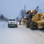 Pese a la gran nevada se mantuvieron abiertos los circuitos