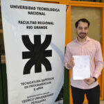 Franco David Acosta Chacón, flamante Ingeniero Químico egresado de la UTN