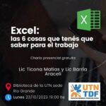 La UTN brindará una charla gratuita sobre Excel
