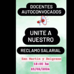 Docentes autoconvocados marchan por mejoras salariales: «Estamos desesperados»