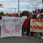 Docentes autoconvocados protestaron por sueldos “miserables”