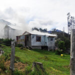 En Ushuaia vivienda se incendió por explosión de una garrafa