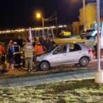 Motociclista fue embestido por un auto en Malvinas y Moyano