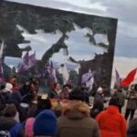 Protestas por la presencia de Richardson en Ushuaia