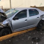 Violenta colisión vehicular con una persona fue hospitalizada
