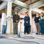 El Gobernador Melella recorrió las obras de remodelación del sector de Maternidad del Hospital Regional Río Grande