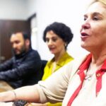 “No tenemos galpones vacíos; aquí se fabrica, se produce y se trabaja”, afirmó Claudia Fernández