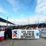 La UTN fueguina se movilizó en apoyo de los trabajadores metalúrgicos y al empleo