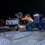 Operativo Invierno en Ushuaia: Más de 150 trabajadores municipales abocados a tareas de despeje de nieve