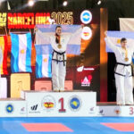 La fueguina Verónica Gutiérrez hizo podio en Barcelona representando a la Argentina