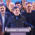 Kicillof capitalizó la victoria bonaerense, se mostró como el líder del peronismo y dio un mensaje nacional