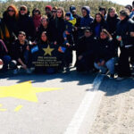 Pintaron “estrellas amarillas” por Olivia e Ignacio Giordano