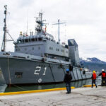 El aviso ARA ‘Puerto Argentino’ arribó a Ushuaia