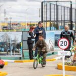 Martín Pérez acompañó la inauguración del nuevo Mini Parque Vial