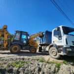 El Municipio de Tolhuin avanza con tareas de mantenimiento vial en distintos espacios