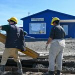 El Municipio de Tolhuin avanza con los trabajos de cordón cuneta en el barrio Provincias Unidas