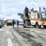 La Municipalidad de Ushuaia avanza con trabajos de recuperación vial, veredas y mantenimiento urbano en distintos puntos de la ciudad